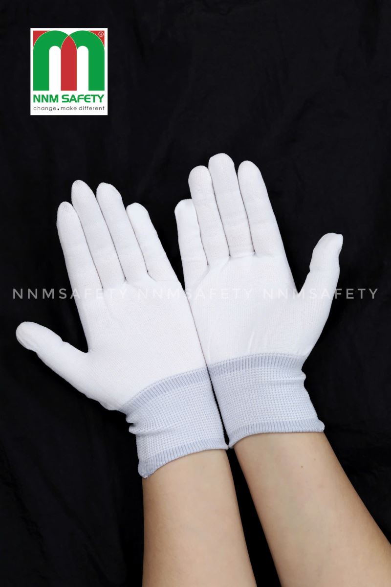 Găng tay sợi Polyester không tráng